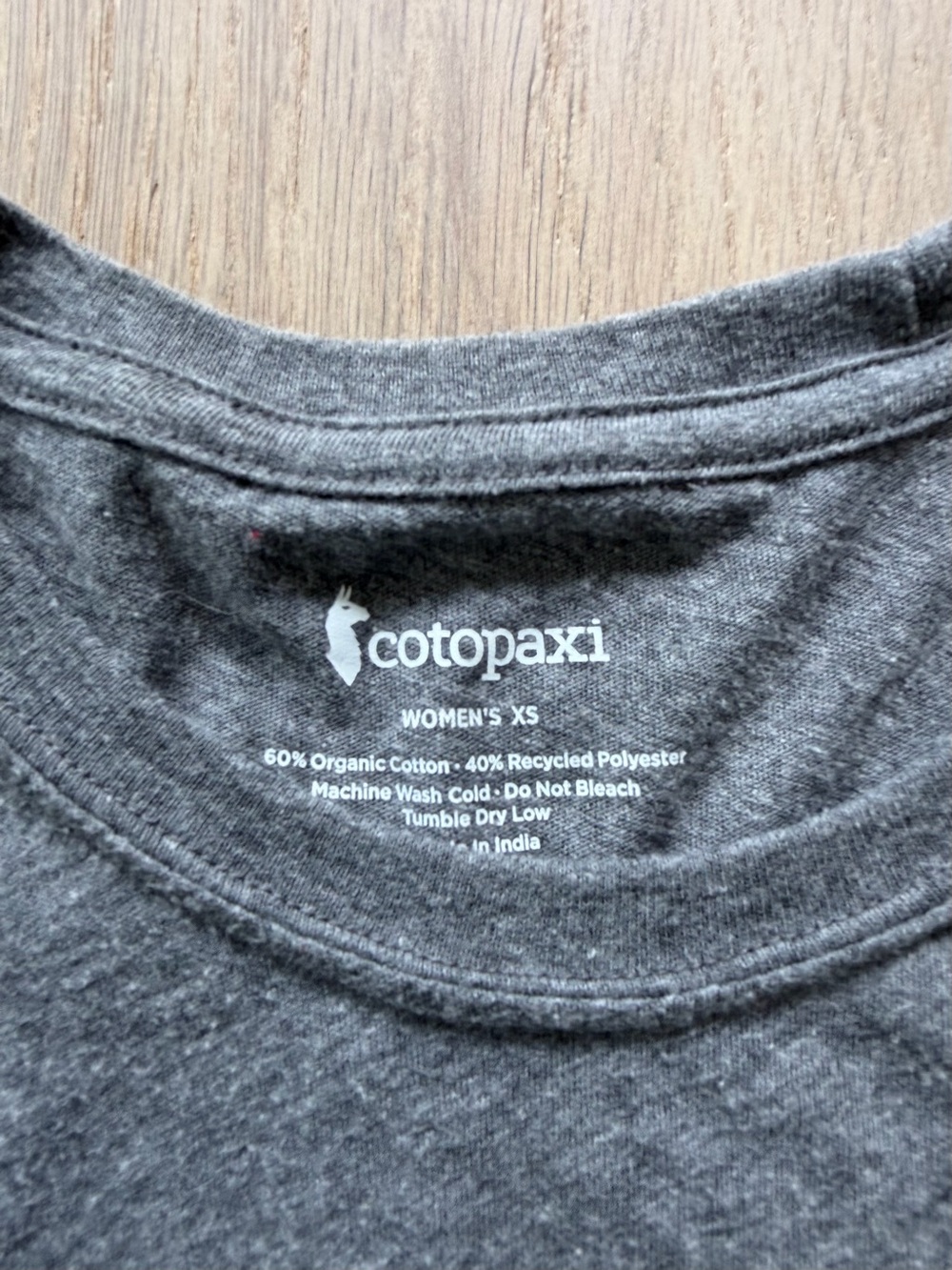 Cotopaxi Do Good light gray cotton blend t-shirt - size XS - Picture 2 of 6